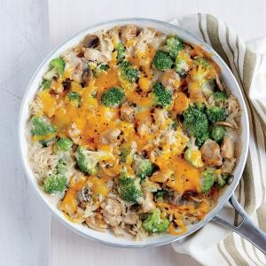 Chicken, broccoli, and brown rice casserole