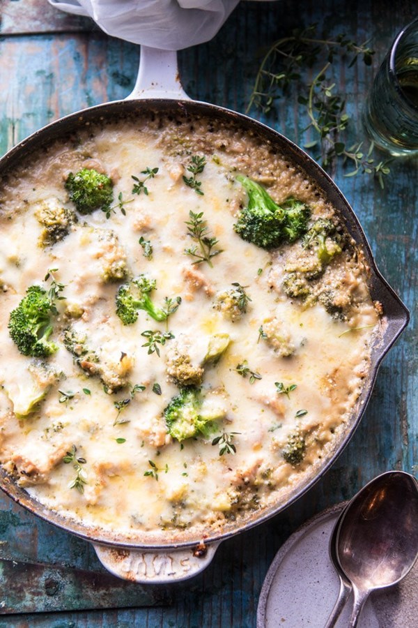 Chicken broccoli quinoa casserole