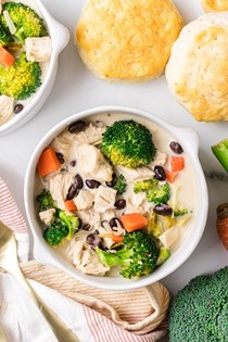 Chicken broccoli soup