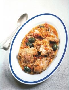 Chicken Burano-style (Pollo alla Buranea)