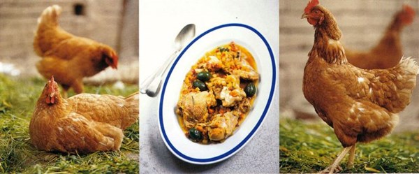 Chicken Burano style (Pollo alla Buranea)