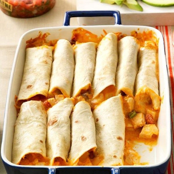 Chicken burritos