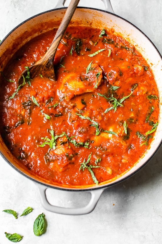 Chicken cacciatore
