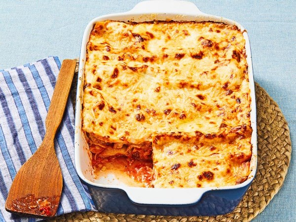 Chicken cacciatore lasagna