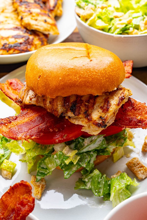 Chicken Caesar BLT sandwich