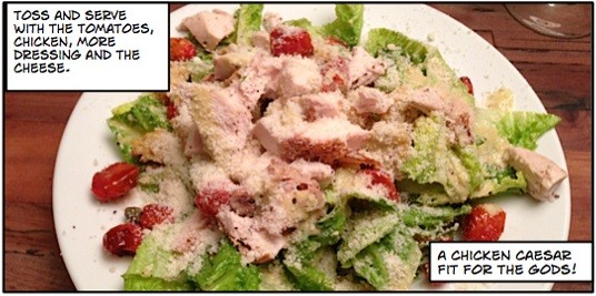 Chicken Caesar fit for the gods
