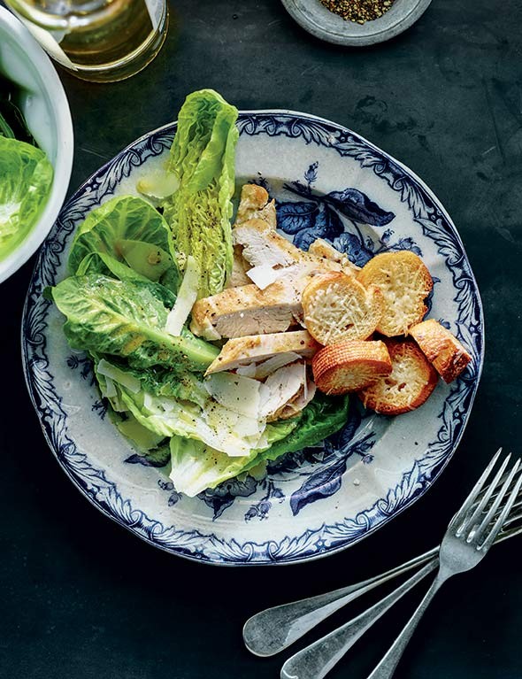 Chicken Caesar salad