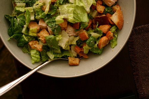 Chicken Caesar salad