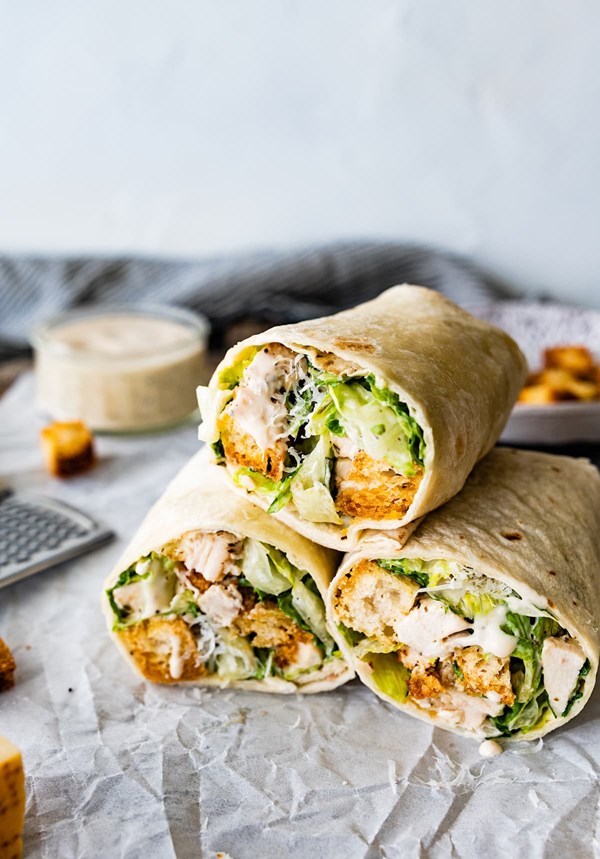 Chicken Caesar wrap