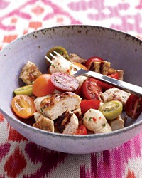 Chicken Caprese salad