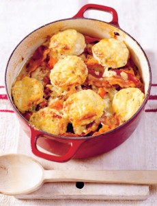 Chicken casserole with cheesy herb dumplings recipe | Eat Your Books