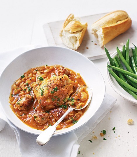 Chicken cassoulet