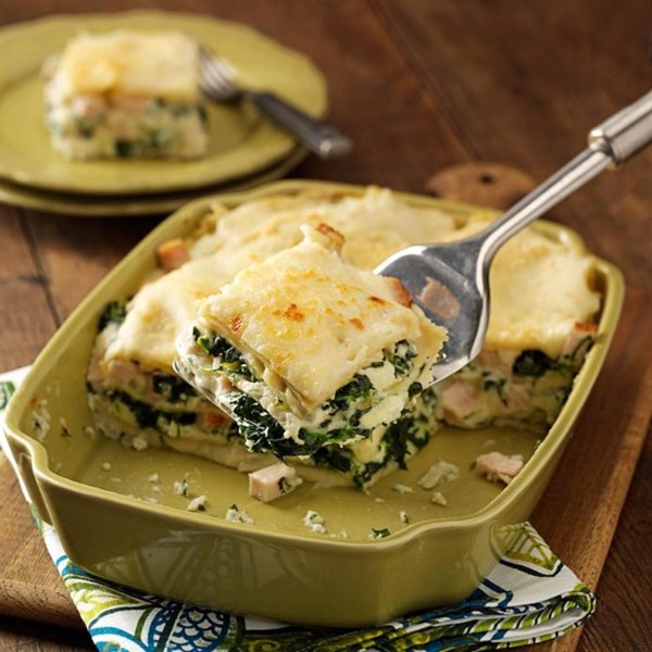 Chicken cheese lasagna 