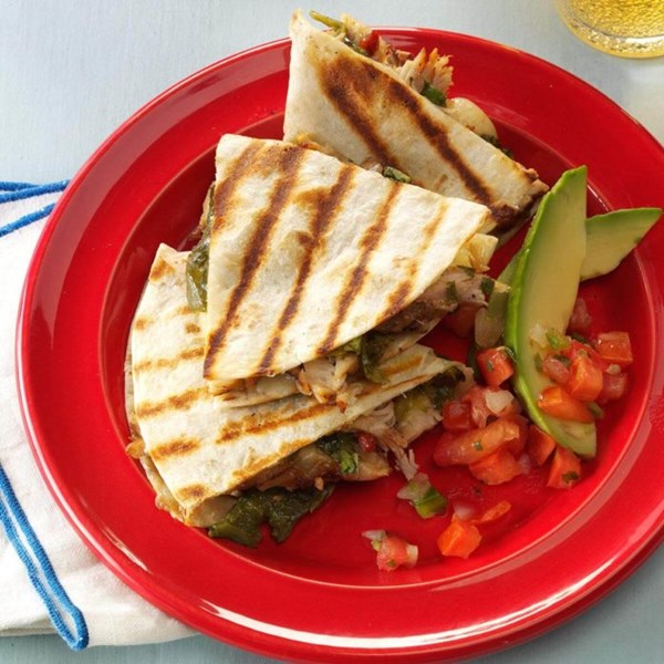 Chicken-chile relleno tacos