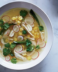 Chicken-chile soup
