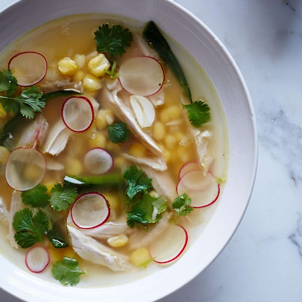 Chicken-chile soup