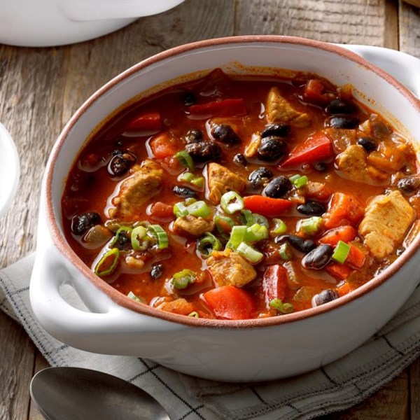 Chicken chili with black beans
