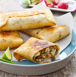 Chicken chimichangas
