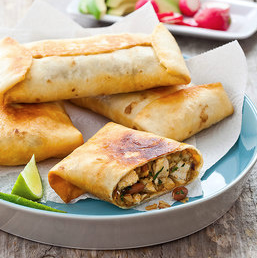 Chicken chimichangas