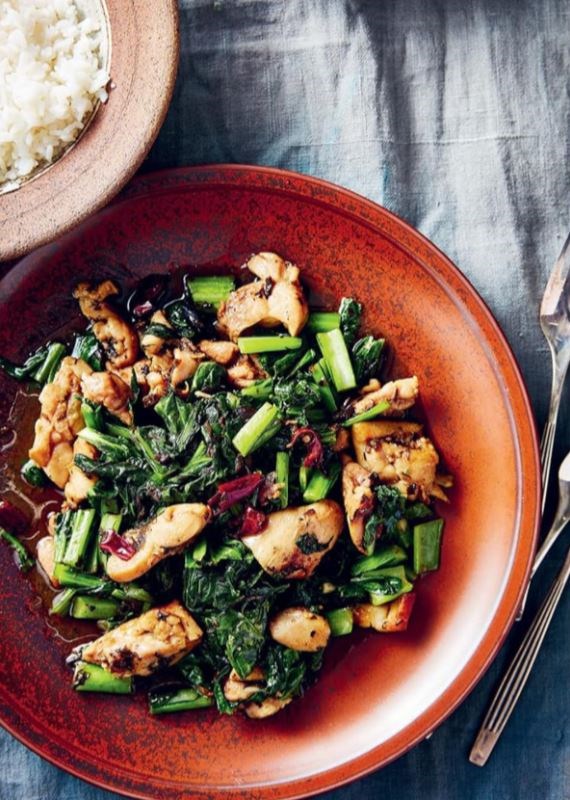Chicken choy sum