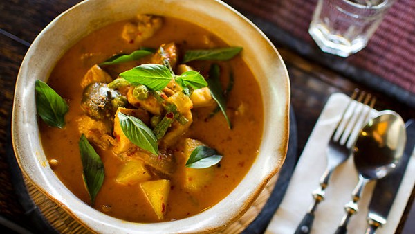 Chicken coconut soup