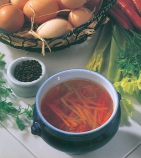Chicken consommé