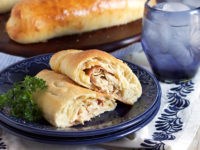Chicken cordon bleu calzones
