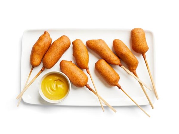 Chicken corn dogs