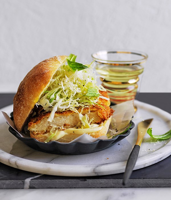 Chicken cotoletta panini