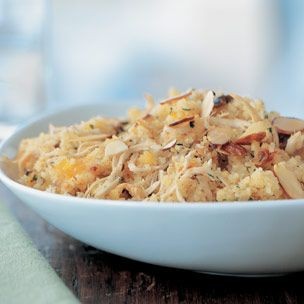 Chicken couscous with dried fruit