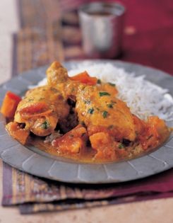 Chicken curry Anglo-Indian style