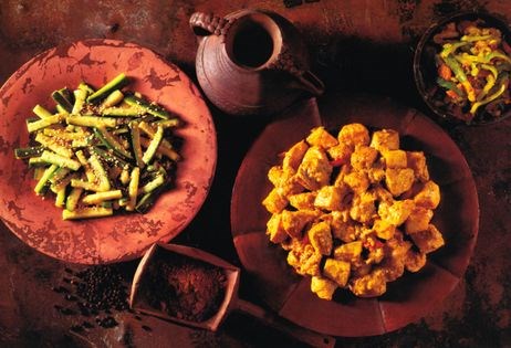 Chicken curry with coconut cream and sweet potatoes