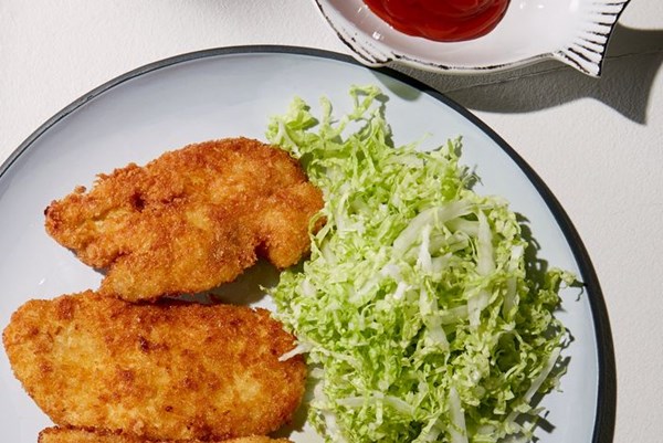 Chicken cutlet à la donkatsu 