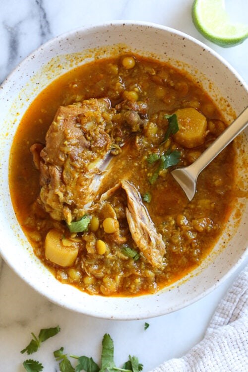 Chicken dal curry