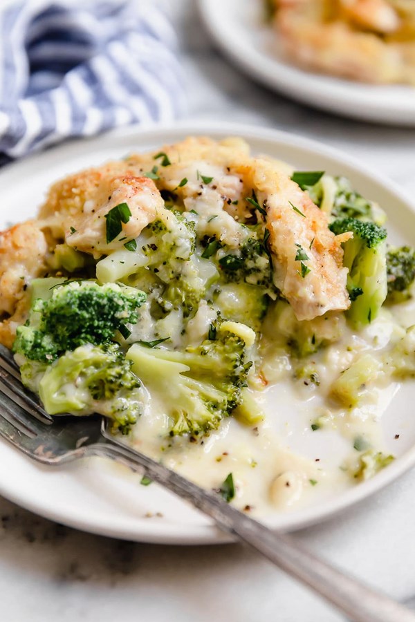 Chicken Divan, lightened up