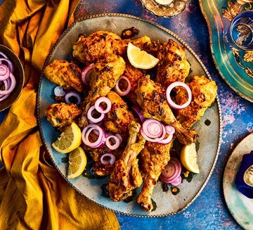 Chicken drumsticks with cashew & turmeric