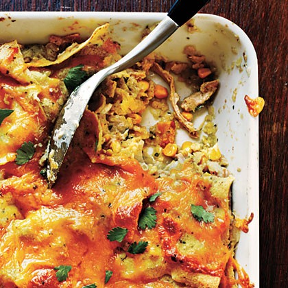 Chicken enchilada casserole