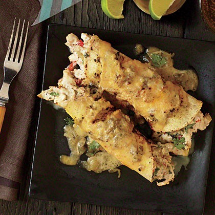 Chicken enchiladas