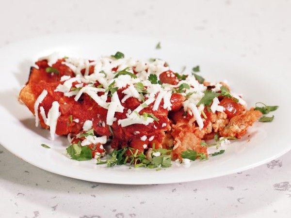 Chicken enchiladas
