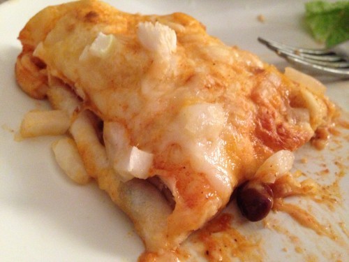 Chicken enchiladas