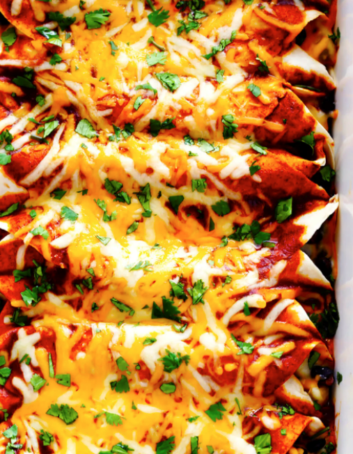 Chicken enchiladas