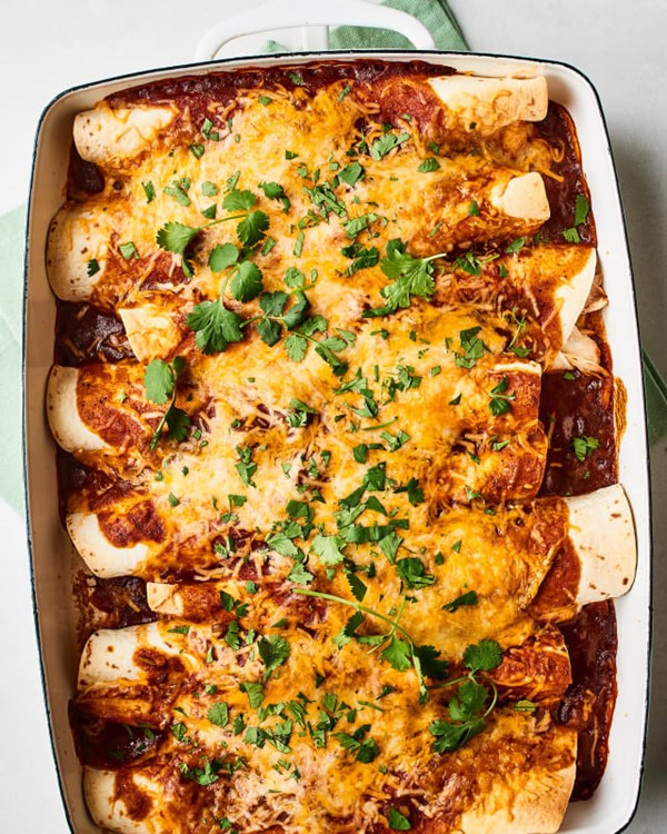 Chicken enchiladas