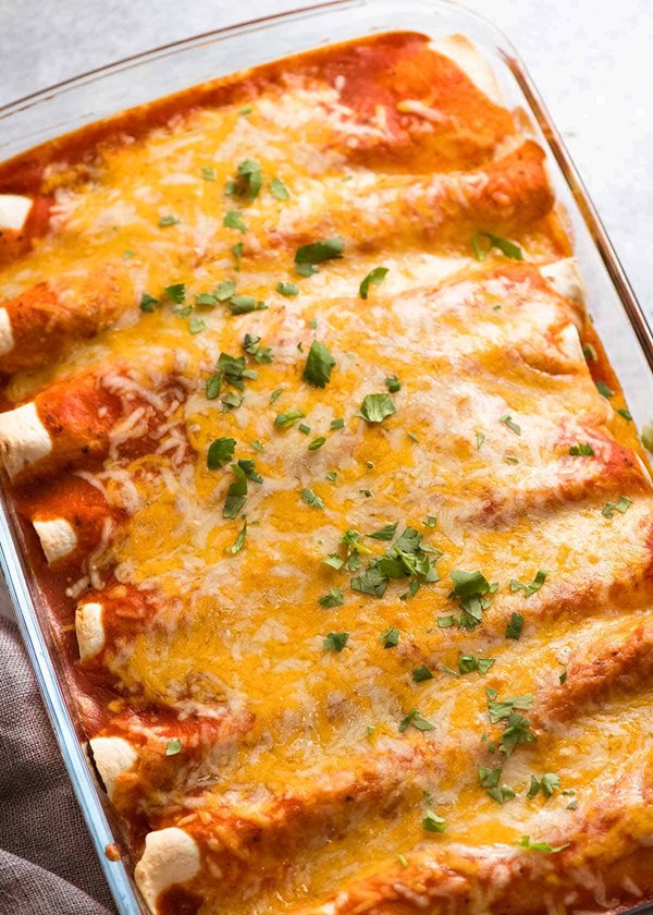 Chicken enchiladas