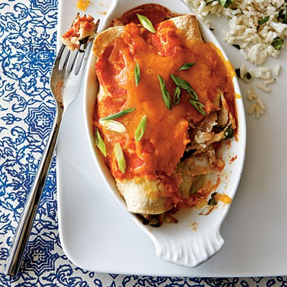Chicken enchiladas