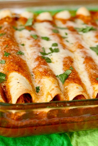 Chicken enchiladas