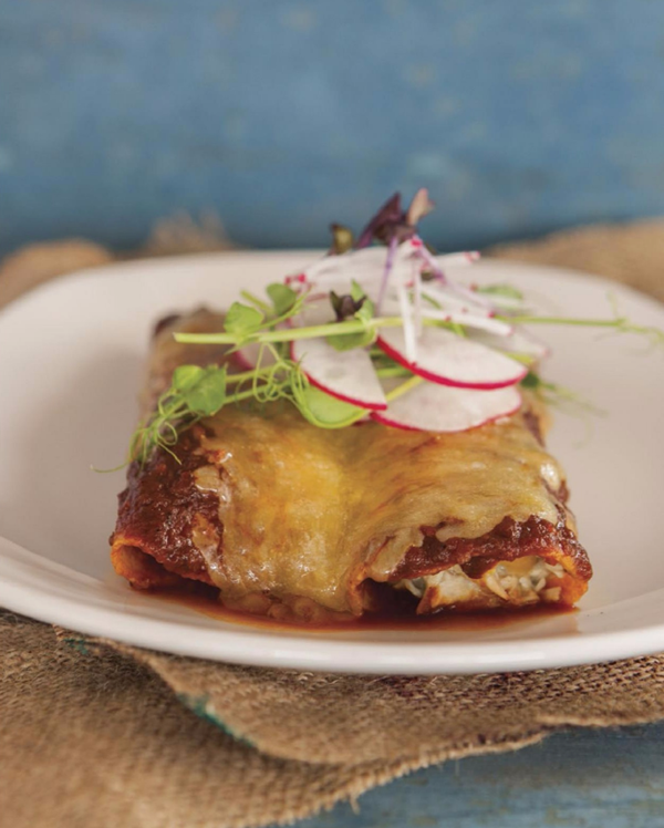 Chicken enchiladas (Enchiladas de pollo)