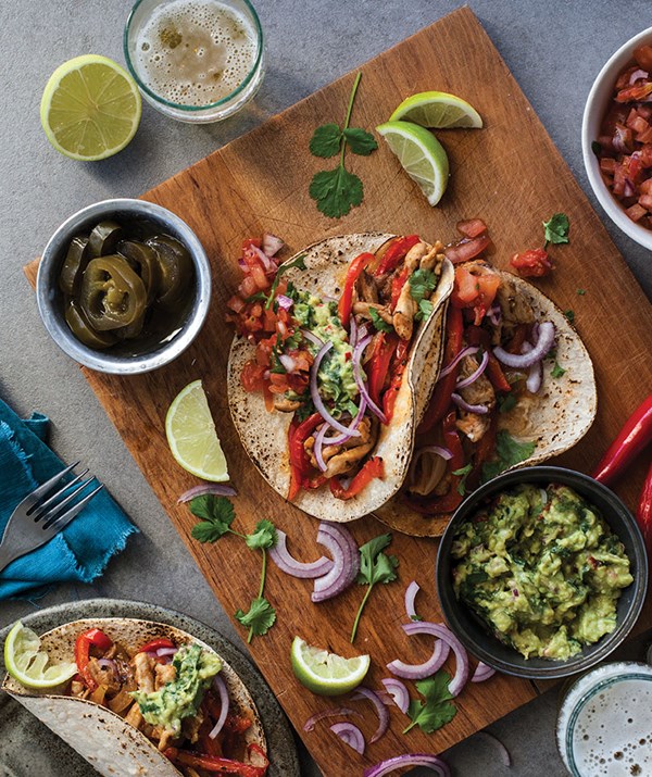 Chicken fajitas