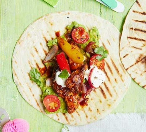 Chicken fajitas