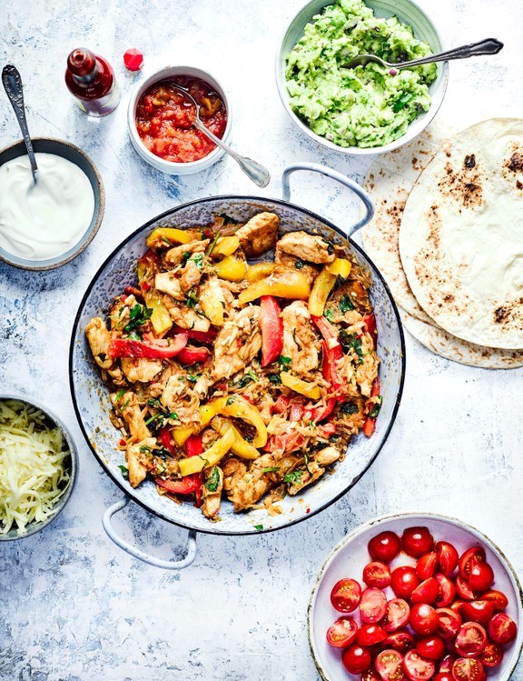 Chicken fajitas