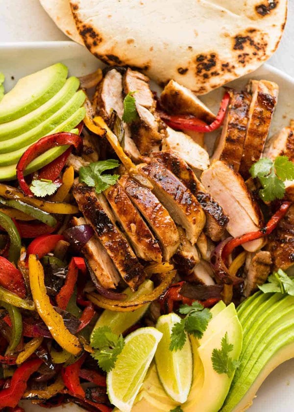 Chicken fajitas